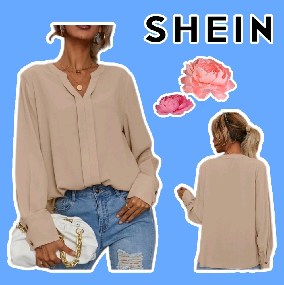 💙 NWOT Apricot Blouse